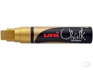 Uni-Ball Kreidemarker Chalk PWE-17K, gold, Keilspitze