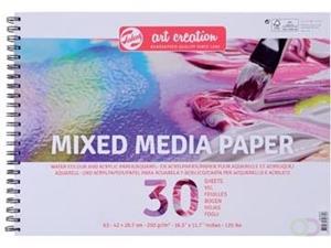 Van Gogh Mix Media papier 250 g/m² ft A3, blok met 30 vellen