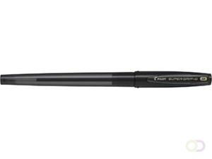 Pilot balpen Super Grip G medium met dop, zwart, value pack met 30 + 10 stuks