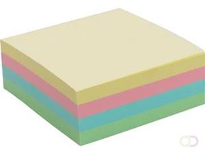 Pergamy jumbo notes, ft 76 x 76 mm, 320 vel, geassorteerde pastelkleuren