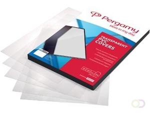 Pergamy omslagen uit transparante PVC ft A4, 150 micron, pak van 100 stuks