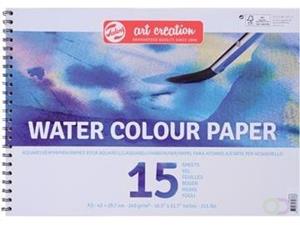 Talens Art Creation aquarelpapier 240 g/m² ft A3, blok met 15 vellen