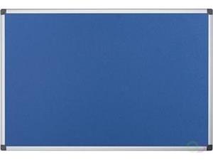 Pergamy textielbord met aluminium frame ft 60 x 90 cm, blauw