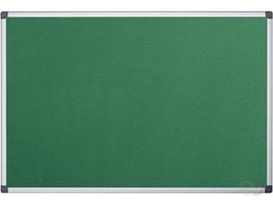 Pergamy textielbord met aluminium frame ft 60 x 90 cm, groen