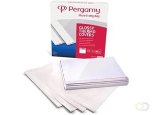 Pergamy thermische omslagen ft A4, 3 mm, pak van 100 stuks, wit