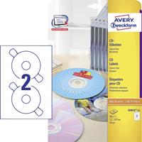 AVERY Avery Zweckform CD-Etiketten ClassicSize, weiß