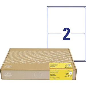 Avery-Zweckform 8018-300 Etiketten 199.6 x 143 mm Papier Wit 600 stuk(s) Permanent Verzendetiketten, Adresetiketten Inkt, Laser, Kopie 300 vel DIN A4