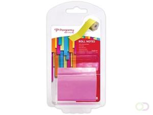 Pergamy Roll notes, ft 10 m x 50 mm, neon roze