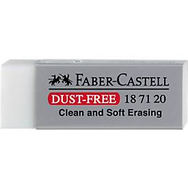 FABER-CASTELL Kunststoff-Radierer DUST-FREE, weiß