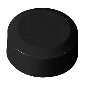Magnet MAULpro (Ø x H) 15mm x 7mm rund Schwarz 20 St. 6175190
