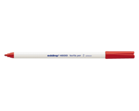 edding Viltstift  4600 textiel rond rood 1mm