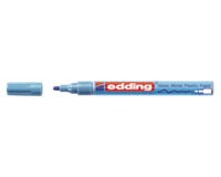 edding Viltstift  751 lakmarker rond metallic blauw 1-2mm