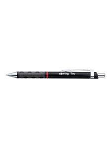 Rotring Balpen Parker Tikky, zwart, middelgrote punt, blauwe inkt - Parker
