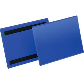 DURABLE Kennzeichnungstasche, magnetisch, DIN A5 quer, blau