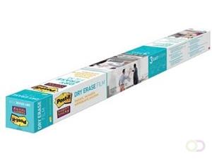3M Super Sticky Dry Erase whiteboardfolie op rol, ft 1,219 x 1,829 m