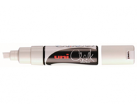 uni-ball Krijtstift  schuin 8.0mm wit