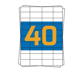Herma A4 Etiket 4461 compatible, 52,5mm x 29,7mm