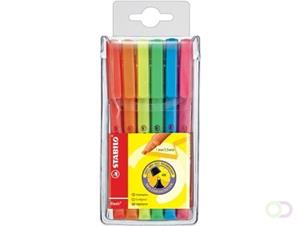 Stabilo markeerstift Flash, etui van 6 stuks in geassorteerde kleuren