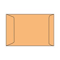Clevermail Envelop  akte 160x240mm 90gr bruin 25 stuks