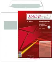 MAILmedia Versandtasche Offset weiß, C4, mit Fenster