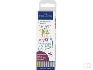 Faber-castell Tekenstift  Pitt Artist metallic assorti