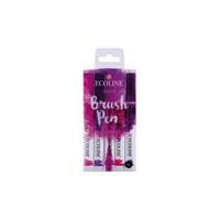 ECOLINE Brush Pen Set 5 Stück violett
