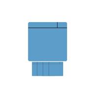 Office Magneet scrum 75x75mm lichtblauw