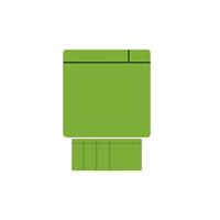 Office Magneet scrum 75x75mm groen