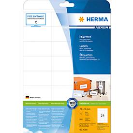 herma PREMIUM etiketten met rechte hoeken ) (pak 600 stuks)