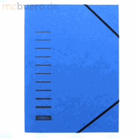 PAGNA elastomap, A4, elastieksluiting, per stuk, blauw