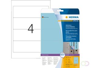 herma Rugetiket  breed 61x192mm verwijderbaar blauw