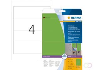 herma Rugetiket  breed 61x192mm verwijderbaar groen