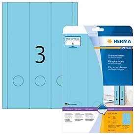 HERMA Ordnerrücken-Etiketten SPECIAL, 61 x 297 mm, blau