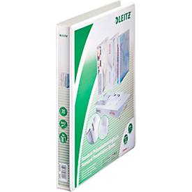LEITZ Präsentations-Ringbuch, A4 Überbreite, weiß, 2 D-Ring-