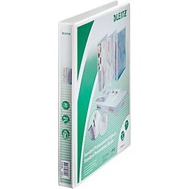 LEITZ Präsentations-Ringbuch, A4 Überbreite, weiß, 4 D-Ring