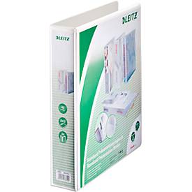 LEITZ Präsentations-Ringbuch, A4 Überbreite, weiß, 2 D-Ring-