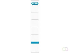 elba Rugetiket  smal 34x190mm zelfklevend wit/blauw