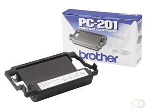 Brother Mehrfachkassette Schwarz PC-201, Farbband