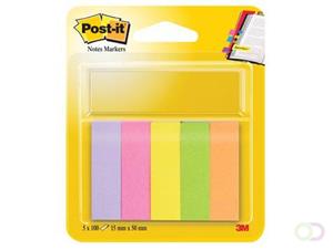 Post-it Pagemarker aus Papier, 15 x 50 mm, Neonfarben