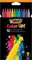 Viltstift Color Up blister 12 kleuren
