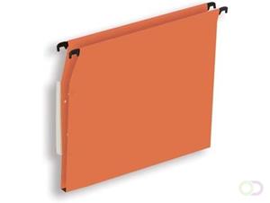 Pergamy hangmap voor kasten, ft A4 (tussenafstand 330 mm), bodem 15 mm, oranje, pak van 25 stuks