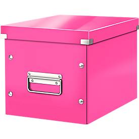 Leitz Click & Store kubus middelgrote opbergdoos, roze