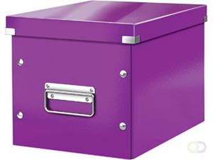 LEITZ Ablagebox Click & Store WOW Cube M, violett