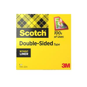 3M Scotch doppelseitiger Klebefilm 665, 19 mm x 33,0 m