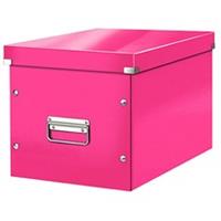 LEITZ Ablagebox Click & Store WOW Cube L, pink