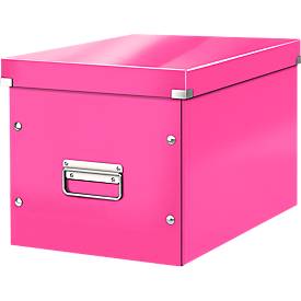 LEITZ Ablagebox Click & Store WOW Cube L, pink