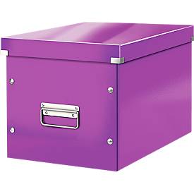 LEITZ Ablagebox Click & Store WOW Cube L, violett