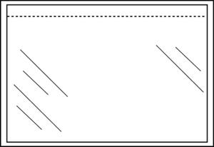 Paklijstenvelop  zelfklevend blanco 230x155mm 100st