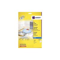 Avery Etiket  J8676-25 CD mat wit 50stuks