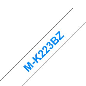 Brother M-K223 9mm Blue on White Tape